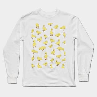 Duckling Pattern Long Sleeve T-Shirt